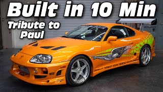 Fast amp Furious Supra Built In 10 Mins  90 Unseen Footage [upl. by Rowen]