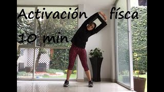 10 minutos de activación física pausa activa [upl. by Yhtrod460]