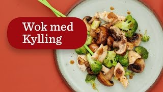 25 Wok med kylling [upl. by Eppillihp]