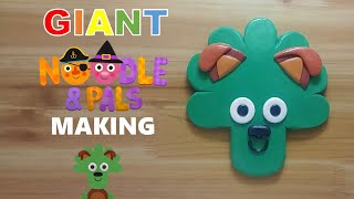 GIANT Halloween Noodle amp Pals Broccoli clay cracking making 거대 할로윈 국수와 친구들 브로콜리 클레이로 만들기 [upl. by Clover463]