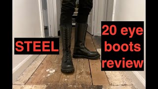 Steel 20 Eye Boots review [upl. by Joris]