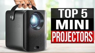 TOP 5 Best Mini Projector 2023 [upl. by Annaynek]