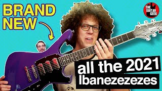 All the NEW IBANEZ guitars in 2021  Exclusive product guide from Dr Dan [upl. by Ivy]