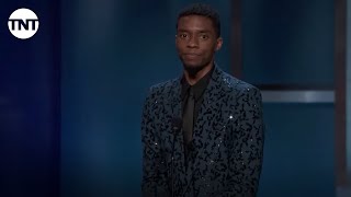 Chadwick Boseman Tribute to Denzel Washington  AFI 2019  TNT [upl. by Sirred131]