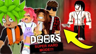 DOORS ale SUPER HARD MODE z EKIPĄ  Roblox [upl. by Ecienahs452]