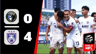 FULL MATCH  JOHOR DT II vs PENANG FC  PIALA MFL 2024  LIVE JDT  JDT LIVE MALAM INI [upl. by Corly]