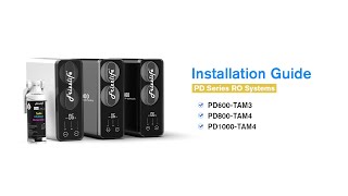 Frizzlife PD800TAM4PD1000TAM4 PD600TAM3 RO Systems  Install Guide [upl. by Ohnuj744]