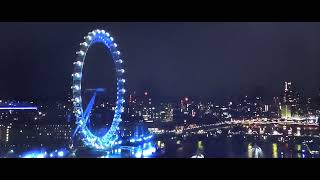 London 2023 new year welcome fireworks at London Eye amp Tribute to the Queen [upl. by Artapoelc758]