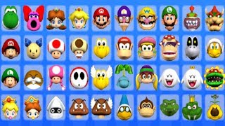 Mario Super Sluggers  All Characters [upl. by Manda]