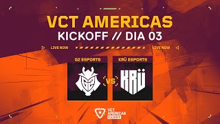 VCT Americas Kickoff  Fase de Grupos Dia 3 [upl. by Fonville]