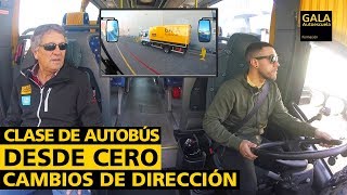 🚌 Clase de Manejo AUTOBÚS Domina los cambios de dirección I Permiso D [upl. by Ulrica]