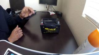 Caltric eBay 12V Motorcycle Battery Product Review [upl. by Osric599]