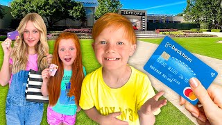 i GAVE my 8 YEAR OLD a DEBiT CARD 💳😱amp here’s why [upl. by Serene]