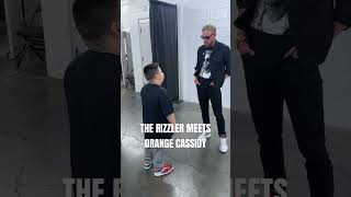 THE RIZZLER MEETS ORANGE CASSIDY aewfullgear therizzler costcoguys orangecassidy [upl. by Lenora]