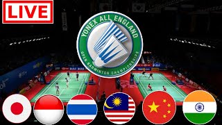 All England Open Live Score Badminton 2024  Day3 Round of 32  bwf live England Open [upl. by Anirtruc200]