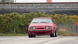 1986 Mustang GT 351W Burnout [upl. by Mascia745]