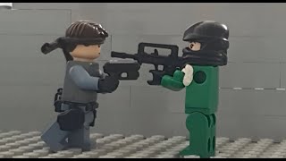 Lego Stop Motion Metal Gear Solid  You havent even taken the safety off rookie Ger FanDub [upl. by Natasha521]