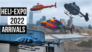 HeliExpo 2022 Day 1 amp 2 Arrivals Full Length video [upl. by Wynn]