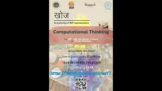 Computational Thinking  Online Weekly Program for ARPsSRGs of Uttar Pradesh [upl. by Ennaxor]