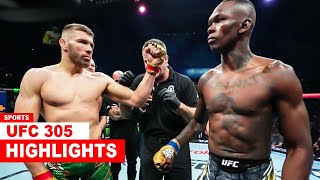 UFC 305 Results Dricus Du Plessis vs Israel Adesanya Rewiev Highlights [upl. by Kristina]