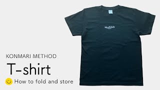 How to fold Tshirts Konmari Method [upl. by Southard]