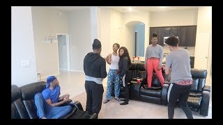 BREAKING UP INFRONT OF COMPANY PRANK ON JAZZ AND TAE AND ARMON AND TREY [upl. by Itisahc]