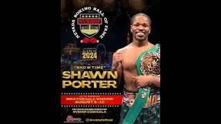 SWEEPSTAKES SPARRING WITH Hall O Famer Shawn Porter LAS VEGAS HOF WEEKENDH   TPWP [upl. by Alius]