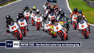 MOTOR TV22 Der KTM Austrian Junior Cup 2021 am Salzburgring [upl. by Nnoryt]