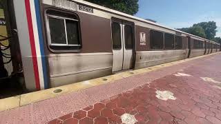 Red line 3000 series Terminating at GrosvenorStrathmore WMATA [upl. by Ramso]