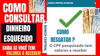 COMO CONSULTAR VALORES A RECEBER BANCO CENTRAL PELO CELULAR [upl. by Ainivad938]