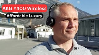 AKG Y400 Wireless REVIEW Affordable Luxury A Business Class Headphone Experience on a Budget [upl. by Ydnamron]