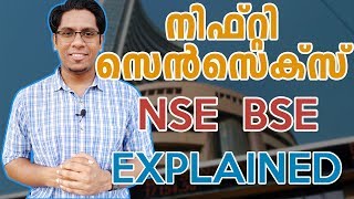 ശരിക്കും എന്താണ് Sensex NIFTY NSE BSE Malayalam Stock Market Investment Introduction [upl. by Yatnuahc981]