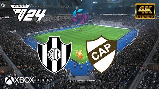 EA FC 24  Central Córdoba vs Platense  Liga Argentina 2024 4K 60FPS [upl. by Idnahs]