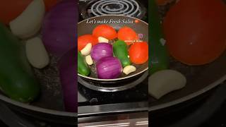 Fresh garden salsa 🍅✨ recipe food mexicanfood music indianrecipes foodie [upl. by Jp893]