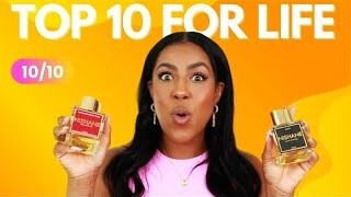 TOP 10 FOR LIFE FRAGRANCES 1010 [upl. by Bonnell]