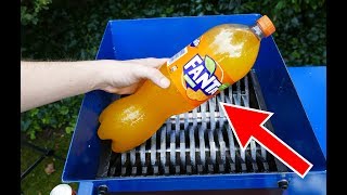 FANTA SHREDDING AMAZING EXPERIMENT [upl. by Docile]