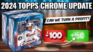 🚨PROFIT CHALLENGE🚨2024 TOPPS CHROME UPDATE 2 MEGA BOX RIP [upl. by Akaya310]