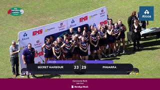 PFNL Community Bank Halls Head Womens Grand Final  Secret Harbour Dockers v Pinjarra Tigers [upl. by Nesaj]