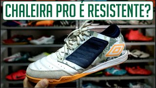 A CHUTEIRA UMBRO CHALEIRA PRO FUTSAL É RESISTENTE  REVISANDO  ANÁLISE DE DURABILIDADE [upl. by Vassili]