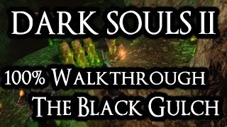 Dark Souls 2 100 Walkthrough 16 The Black Gulch All Items amp Secrets [upl. by Eoj]