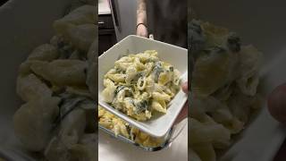 Spinach artichoke pasta 🤗 [upl. by Annawt817]