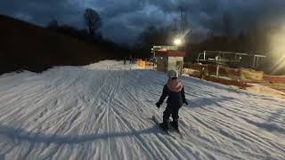 Zieleniec ski arena  Nocna jazda  Zieleniec [upl. by Ahsehyt16]