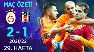 Galatasaray 2  1 Beşiktaş  Maç Özeti  202122 [upl. by Ramat760]