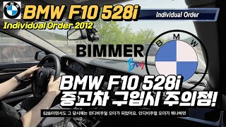 BMW F10 528 중고차 구입 생각하시는 분들께  오늘은 BMW F10 528i 4도어세단  DJI 액션4로 첫 촬영  숏영상 45부 [upl. by Broddie2]