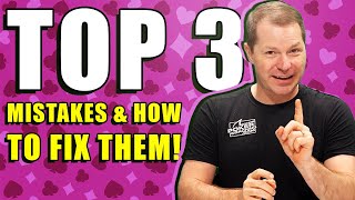 3 MISTAKES To AVOID In Low Stakes Cash Games [upl. by Coussoule471]