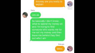 Dekubaku texting story mafia au [upl. by Anat186]