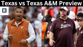 Texas vs Texas AampM Game Prediction  College Football Picks and Predictions [upl. by Tena]