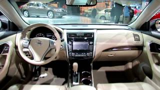 2013 Nissan Altima Interior  Debut at 2012 New York Auto Show [upl. by Amilb]