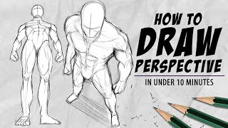 How to draw Perspective  Beginner Tutorial  DrawlikeaSir [upl. by Julide]