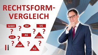 Rechtsformen im Vergleich welche gibt es und wo liegen die Unterschiede [upl. by Azeria790]